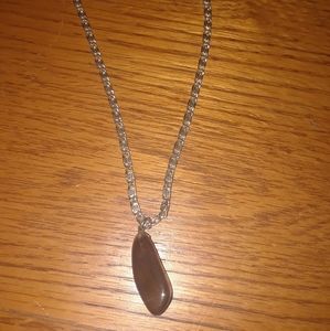 Necklace with stone